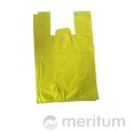 Reklamówka HDPE kolor 25 x 45 cm / 100 szt / żółta